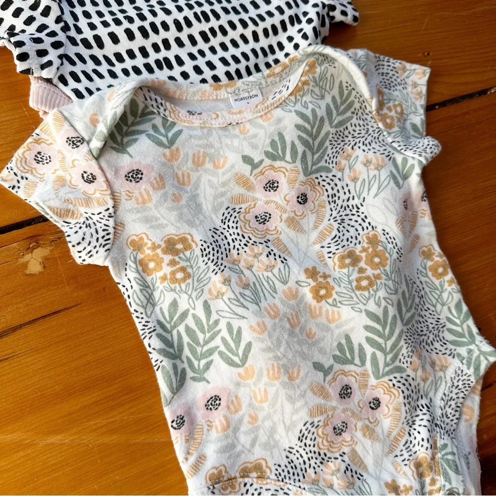 NORDSTROM girls onesie bundle - Picture 5 of 5
